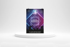Affiche soirée étudiante